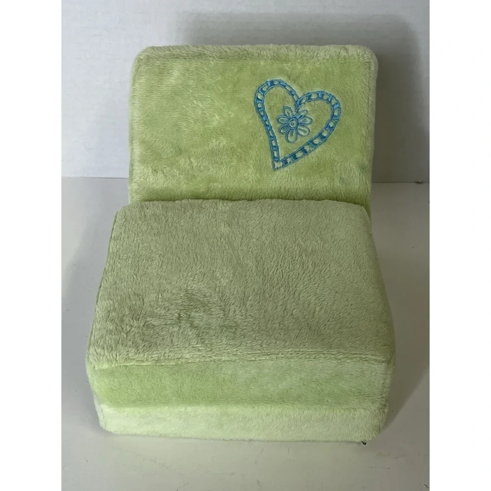 American Girl Retired Just Like You Green Flip Fold Out Lounge Chair 2009-2013